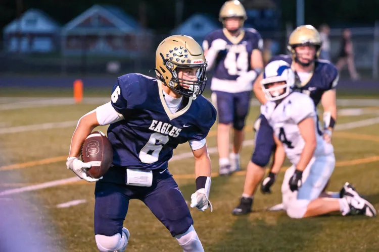 Bald Eagle football cruise past rival Penns Valley, improves to 3-0